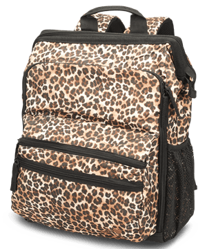 Nurse Mates Cheetah Print Ultimate Water Resistant Nursing Back Pack