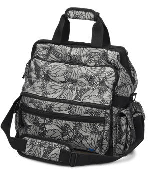 Nurse Mates Jacquard Sparkle Butterfly Ultimate Nursing Bag 