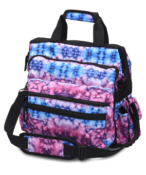 Nurse Mates Berry Blue Tie Dye Ultimate Nursing Bag