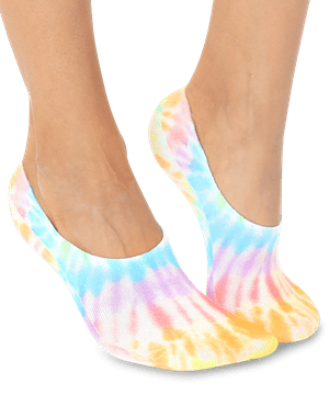 Living Royal No Show Pastel Tie Dye Women's No Show Socks
