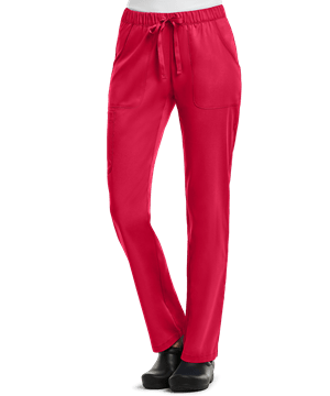 Maevn Matrix Women's 5-Pocket STRETCH Elastic Waist Drawstring Cargo Scrub Pants