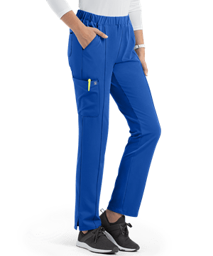 Maevn Matrix Impulse Women's 5-Pocket Full Waistband Cargo PETITE Scrub Pants