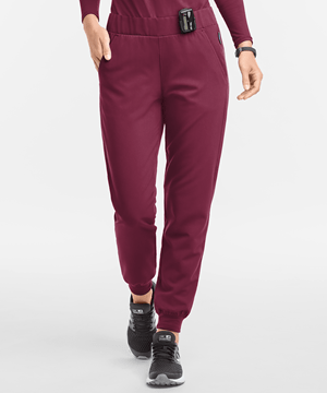MOVEMENT by Butter-Soft Vega Women's 5-Pocket Flat Front Jogger STRETCH Scrub Pants