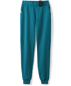 MOVEMENT by Butter-Soft Vega Women's 5-Pocket Flat Front Jogger PETITE STRETCH Scrub Pants