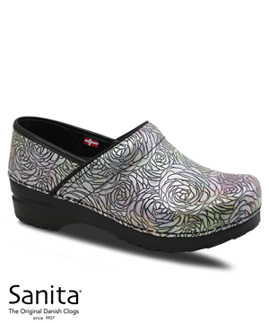 Sanita® Silver Professional Mittersill Women's Slip On Nursing Clogs