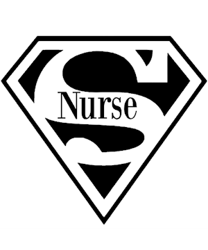 "Super Nurse" Nursing Car Decal