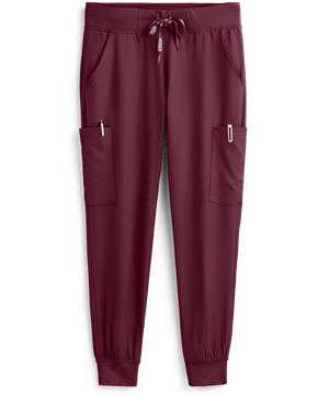 Med Couture Insight Women's 6-Pocket Cargo Jogger PETITE Scrub Pants