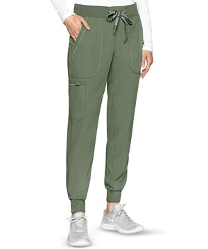 Med Couture Touch Women's 5-Pocket STRETCH Cargo Yoga Jogger Scrub Pants