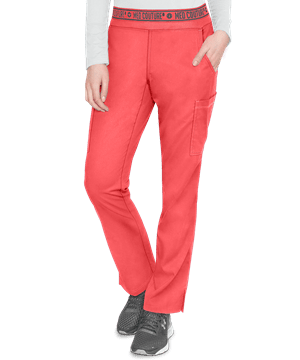 Med Couture Touch Women's 7-Pocket Yoga PETITE Scrub Pants