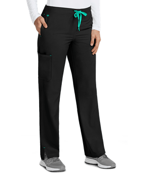 Med Couture Energy Grace Women's 4-Pocket Mid-Rise Scrub Pants  