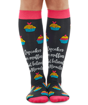 UA Cupcake Miracles Women's 12-14 mmHg Compression Socks