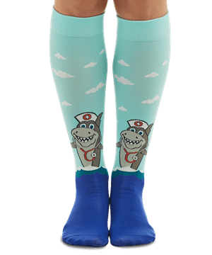 UA Nurse Shark Women's 12-14 mmHg Compression Socks
