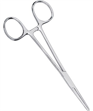 Prestige 5.5" Kelly Straight Blade Stainless Steel Forceps