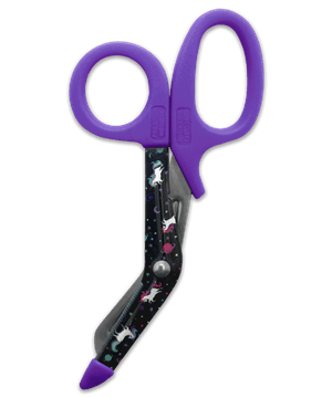 Prestige 5.5" Black Unicorns StyleMate Stainless Steel Utility Scissors