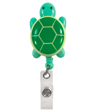 Prestige Deluxe Retracteze™ Turtle Button Snap ID Badge Holder