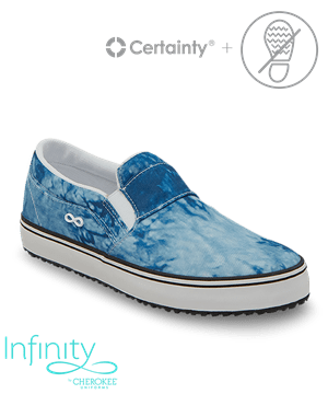 Cherokee Infinity Women's Denim Darling Rush Slip-on Nursing Shoes
