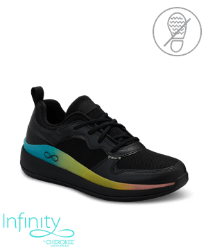 Cherokee Infinity Spectral Streak Saga Women's Lace Up Nursing Sneakers