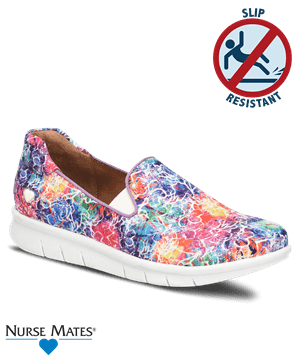 Nurse Mates Tie Dye Sandy Women's Slip On Nursing Shoes