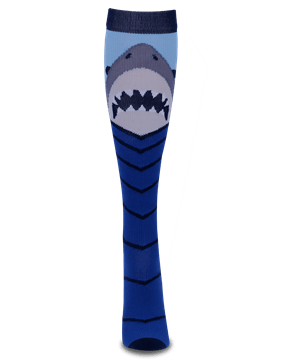 Cherokee Shark Attack Men's 8-12 mmHg Print Support Compression Socks