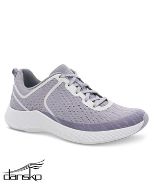 Dansko Sky Lilac Women's Mesh Lace Up Athletic Nursing Shoes