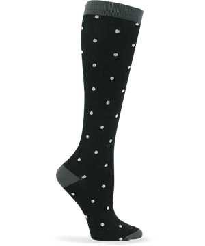 Think Medical Fashion Mini Polka Dot Women's 10-14 mmHg Compression Socks 
