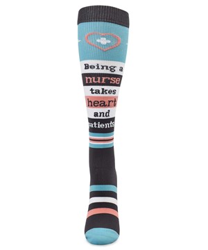 Think Medical Heart and Patients Women's 10-14 mmHg Light Compression Socks