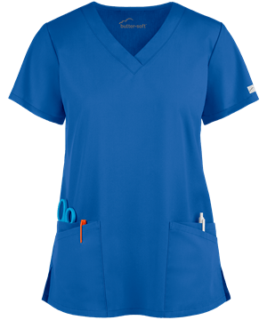 Butter-Soft Core by UA™ Women's 4-Pocket Rounded V-Neck Scrub Top