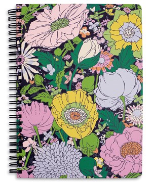 Vera Bradley Bloom Boom Mini Notebook with Pocket