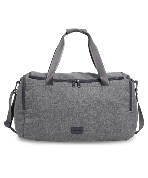 Vera Bradley ReActive Gray Heather Travel Duffel Bag