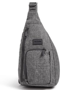 Vera Bradley ReActive Gray Heather Mini Sling Backpack