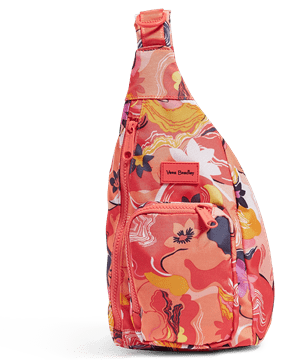 Vera Bradley ReActive Rosa Agate Women's Mini Sling Backpack 