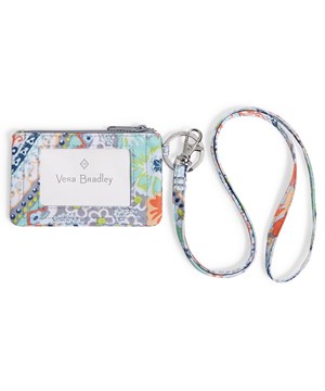 Vera Bradley ReActive Citrus Paisley Women's Zip ID Lanyard