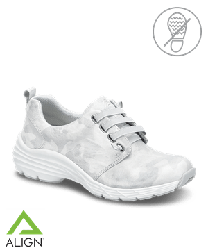 Nurse Mates Align Grey Camo Velocity Women's Slip Resistant Athletic Shoe