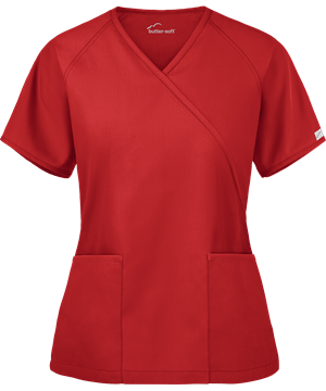 Butter-Soft Core by UA™ Women's 2-Pocket Solid Mock Wrap Scrub Top