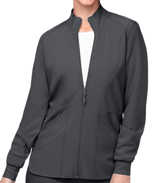 Zavate Ava Therese Women's 2-Pocket Zip Front STRETCH Scrub Jacket