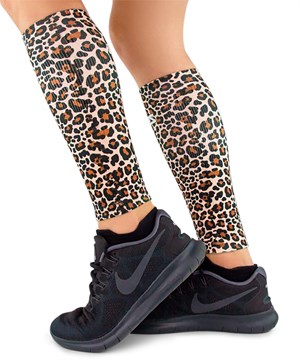 Zensah Leopard Women's 15-20 mmHg Moderate Compression Sleeves