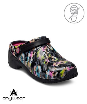Cherokee Anywear Zone Floral Fireworks Women's Slip Resistant Nursing Shoes