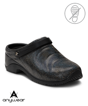 Cherokee Anywear Zone Midnight Summer Glitter Women's Slip Resistant Nursing Shoes