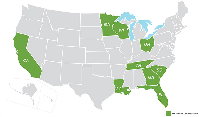 Uniform Advantage Store Locations